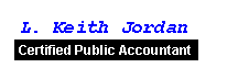 L. Keith Jordan, CPA